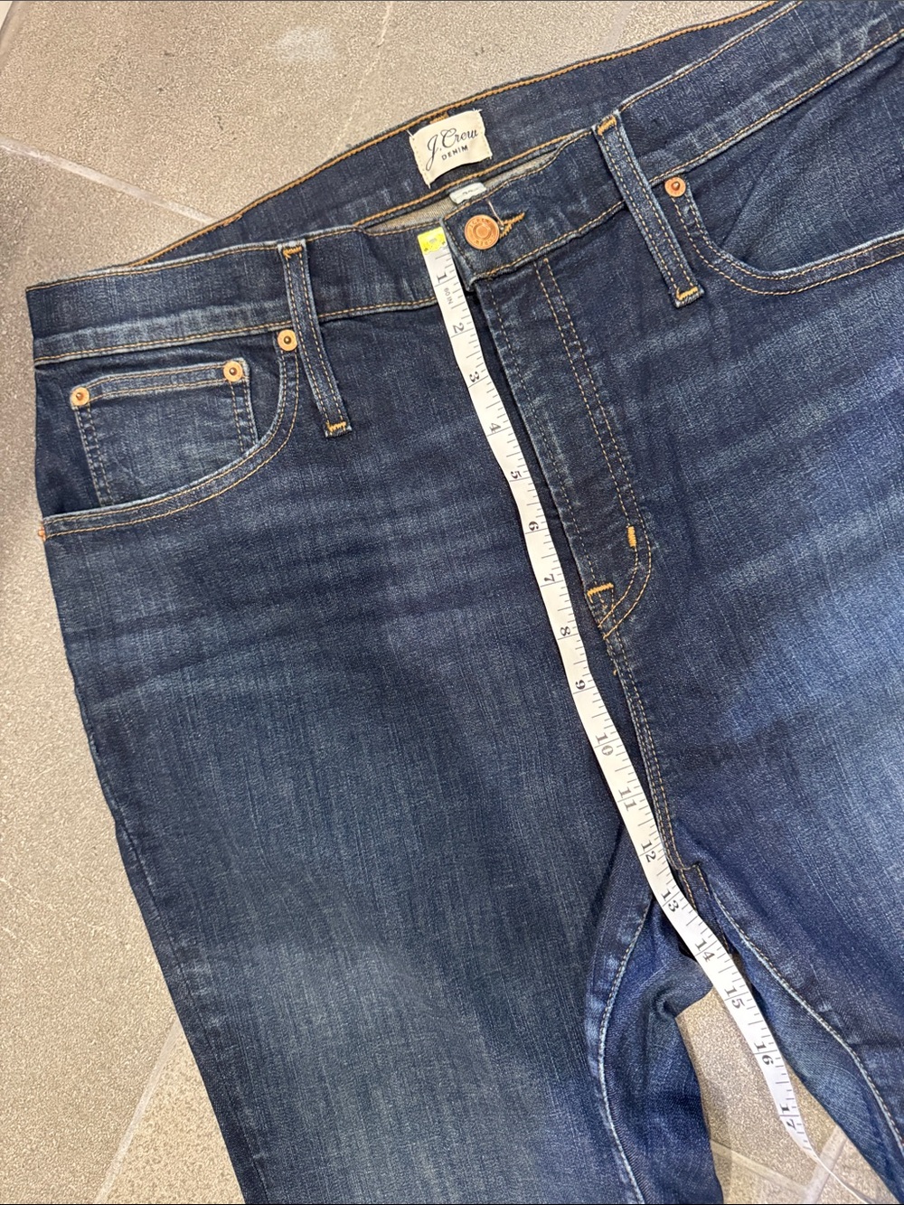 J. Crew Curvy Full-Length Demi-Boot Jeans  (Size 33) - Picture 4 of 7
